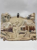 Antiek grote papier mache kerst kerk, Diversen, Kerst, Ophalen of Verzenden, Gebruikt