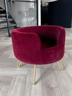 Velvet dierenstoeltje, Huis en Inrichting, Stoelen, Ophalen, Overige kleuren, Zo goed als nieuw, Eén