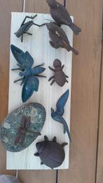 gietijzeren insecten, sprinkhaan, libelle, mier, vogels, Ophalen of Verzenden, Gebruikt