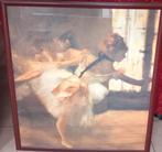 Degas - Ballet Repetitie in onbeschadigde lijst(Detail), Antiek en Kunst, Kunst | Schilderijen | Klassiek, Ophalen