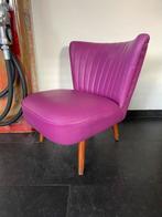 Vintage cocktail stoeltje/club/zetel fauteuil jaren 50/60, Ophalen, Gebruikt, Minder dan 75 cm, 50 tot 75 cm