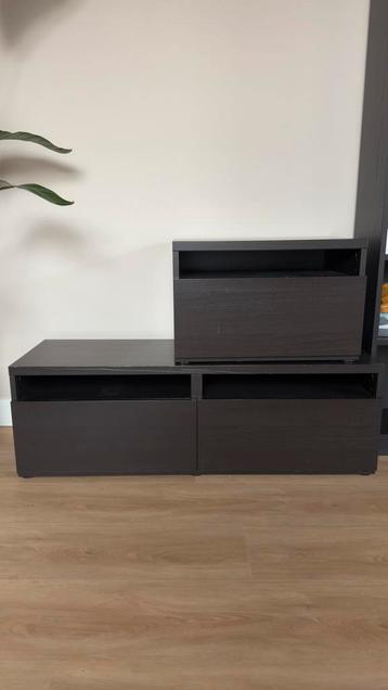 IKEA TV Meubel - Zwartbruin - 60x38 cm