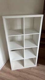 IKEA FLYSTA open kast – wit – 69x132x34 cm + 2 opbergdozen, Huis en Inrichting, Kasten | Boekenkasten, Ophalen, Zo goed als nieuw
