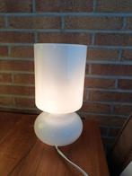 Witte Ikea Lykta tafellamp, Minder dan 50 cm, Glas, Gebruikt, Ophalen of Verzenden