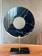 Zwart Marmer Ornament met Gouden Details, Ophalen of Verzenden
