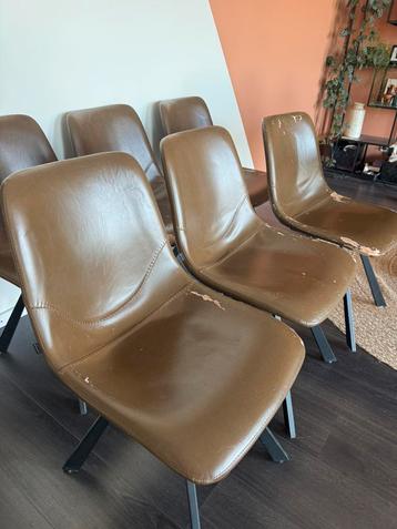 Goossens 6x eettafel stoelen