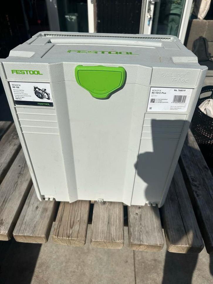 Festool RG 150 E-Plus Renovatiefrees + Systainer, Doe-het-zelf en Verbouw, Gereedschap | Schuurmachines, Gebruikt, Overige typen