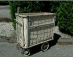 Stoere vintage trolley wagen , post , wasserette, Gebruikt, Ophalen