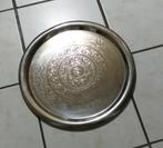 Groot metalen marokkaans dienblad, Ophalen, Zo goed als nieuw, Rond, Metaal