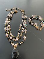 Prachtige vintage French designers ketting & armband, Sieraden, Tassen en Uiterlijk, Ophalen of Verzenden, Zo goed als nieuw, Overige materialen