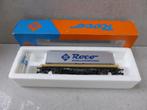 Roco H0 4318 Containerwagen met container OVP, Gelijkstroom, Verzenden, Wagon, Zo goed als nieuw