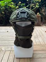 Upgrade glass fiber ballisitc helmet EMR camo + balaclava, Ophalen of Verzenden, Landmacht, Overige gebieden