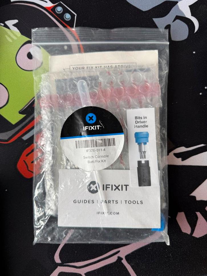 iFixit Nintendo Switch Accu Fix Kit Batterij vervangset, Spelcomputers en Games, Spelcomputers | Overige Accessoires, Nieuw, Ophalen of Verzenden