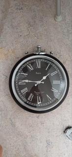 Klok wandklok zwart, Ophalen, Zo goed als nieuw, Analoog, Wandklok