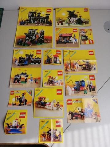 Verzameling setjes van Lego Castle jaren '80-'90 beschikbaar voor biedingen