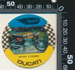 Sticker: Ducati - Mark 3 Desmo, Ophalen of Verzenden, Zo goed als nieuw, Auto of Motor