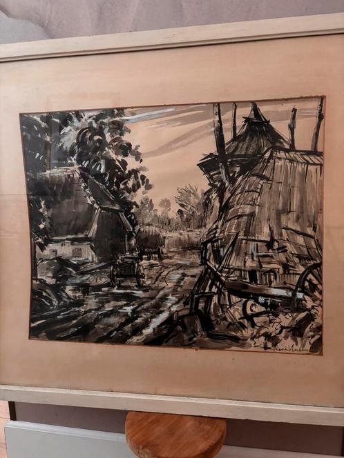 Henk koekkoek, Antiek en Kunst, Kunst | Tekeningen en Foto's, Ophalen