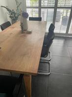 Teakhouten eettafel, Huis en Inrichting, Tafels | Eettafels, Ophalen, Gebruikt, Teakhout, 200 cm of meer
