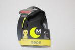 Flexi TAPE neon M 5m max 25KG geel, Ophalen of Verzenden, Nieuw, Hondenriem