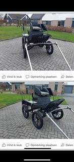 Mooie menwagen / marathonwagen, Dieren en Toebehoren, Rijtuigen en Koetsen, Pony