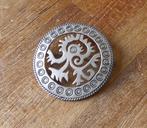 Mexicaanse broche zilver hanger Taxco Mexico zonnewijzer, Sieraden, Tassen en Uiterlijk, Broches, 4 tot 7 cm, Gebruikt, Ophalen of Verzenden