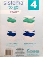 Set van 4 Sistema bewaarbaakjes ***NIEUW***, Huis en Inrichting, Keuken | Keukenbenodigdheden, Ophalen of Verzenden, Nieuw