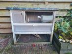 Gratis konijnenhok, Dieren en Toebehoren, Knaagdieren en Konijnen | Hokken en Kooien, Ophalen, 90 cm of meer, Konijn, Hok