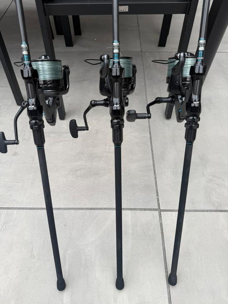 Poeli’s rods 3x 10ft 2,75 lbs, Watersport en Boten, Hengelsport | Karpervissen, Zo goed als nieuw, Werphengel, Ophalen of Verzenden