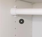Ikea pax kledingroede wit 100cm, Ophalen, Zo goed als nieuw, 100 tot 150 cm
