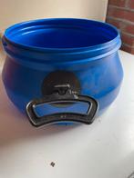 Kleine Voerton - Blauw met deksel., Ophalen of Verzenden