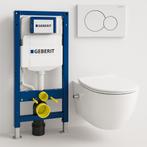 ‼️SALE !‼️WC met bidet + Geberitup320 + drukplaat, Ophalen, Nieuw, Toilet