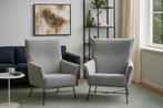 Set (2) Montis Charly Fauteuils | Als Nieuw | Gestoffeerd, 75 tot 100 cm, Ophalen of Verzenden, Zo goed als nieuw, Metaal