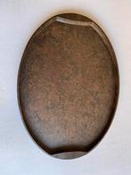 Vintage ovaal bakelieten dienblad, jaren 40, Kunststof, Gebruikt, Onbekend, Ophalen of Verzenden