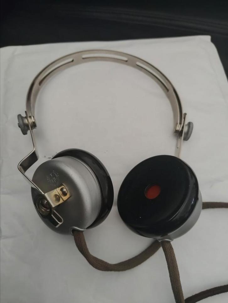 👉 ETL vintage hoofdtelefoon 2e Wereldoorlog, Verzamelen, Militaria | Algemeen, Landmacht, Nederland, Ophalen of Verzenden