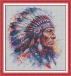 # Borduurpatroon; Wise man #, Verzenden, Nieuw, Handborduren, Patroon