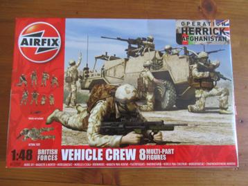 British Forces Vehicle Crew (8 fig) (Airfix 1/48) beschikbaar voor biedingen