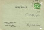 Klaas Fuite Hzn., IJsselmuiden - 08.1941 - briefkaart, Ophalen of Verzenden, Briefkaart