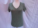 GARCIA groene stretch shirt- maat S, Verzenden, Zo goed als nieuw, Korte mouw, Maat 36 (S)