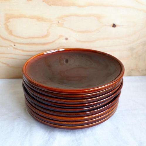 Vintage Huizen Holland Blaricum ontbijtborden 9 st, Huis en Inrichting, Keuken | Servies, Zo goed als nieuw, Bord(en), Overige stijlen