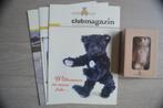 Steiff club mini teddybeer 2003 + club magazines, Steiff, Stoffen beer, Zo goed als nieuw, Verzenden