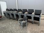 Stapelbare terras aluminium terrasstoelen wicker stoelen, Ophalen of Verzenden, Gebruikt, Aluminium, Stapelbaar