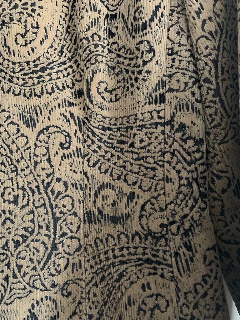 Design Pauw Amsterdam Jasje Beige/Zwart Velours Maat 36/38, Kleding | Dames, Verzenden, Beige, Zo goed als nieuw, Jasje