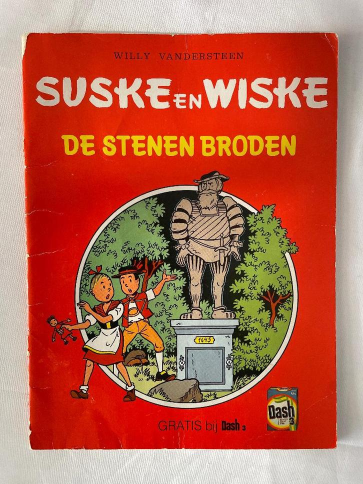 Suske en Wiske – De stenen broden. Dash-uitgave 1984, Boeken, Stripboeken, Gelezen, Eén stripboek, Ophalen of Verzenden