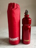 Sigg Waterfles met Hoes - Rode Kleur, Ophalen of Verzenden, Gebruikt