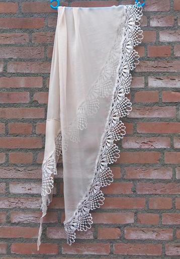 Crème champagne voille boho chic Ibiza stola One Size beschikbaar voor biedingen