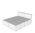 Kartonnen bedden 2 persoons 180x200, Huis en Inrichting, Tweepersoons, Ophalen of Verzenden, Zo goed als nieuw, 180 cm