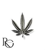 Zilveren Wietblad Hanger – 925 zilver., Nieuw, Ophalen of Verzenden, Bloem of Plant, Zilver