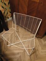 Vintage draadstoel - Origineel Stuk, Huis en Inrichting, Stoelen, Ophalen, Gebruikt, Wit, Vintage