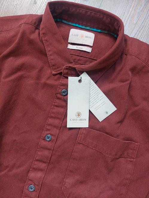 CAST IRON overhemd maat XL, Kleding | Heren, Overhemden, Nieuw, Halswijdte 43/44 (XL), Ophalen of Verzenden