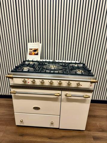 Luxe Fornuis Lacanche 5 pits creme/messing 100 cm beschikbaar voor biedingen